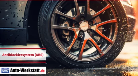 Autoreifen bei einer Vollbremsung