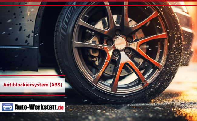 Autoreifen bei einer Vollbremsung