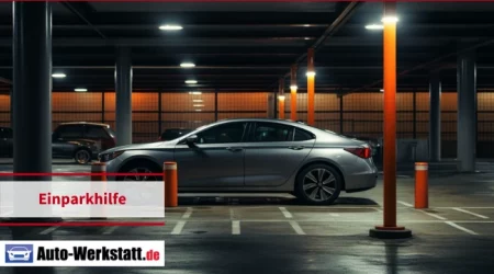 Auto beim Einparken