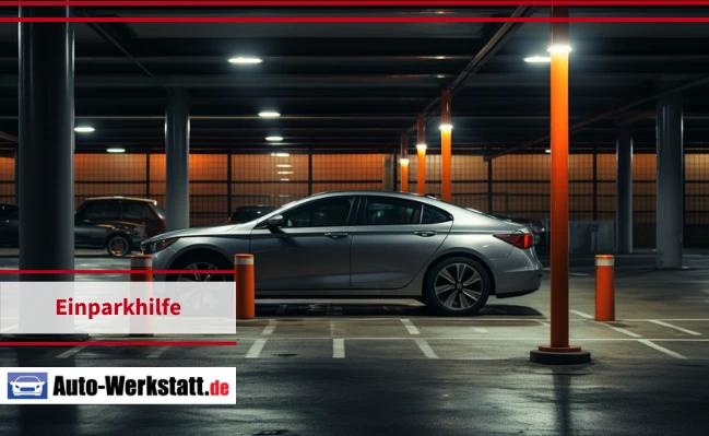 Auto beim Einparken