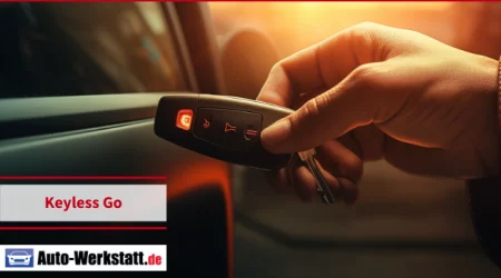 Auto wird mit Funk-Schlüssel geöffnet