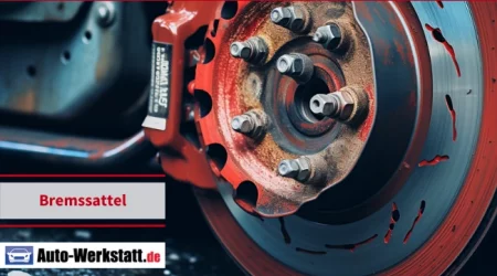 Bremsscheibe mit Bremssattel