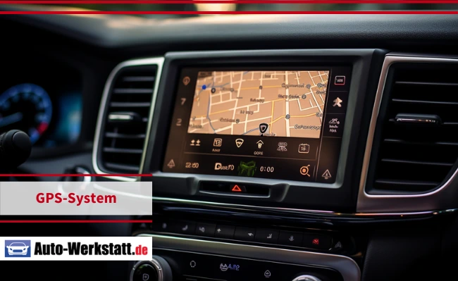 GPS Navi in einem Auto
