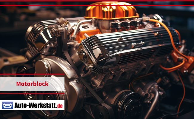 Motor eines Autos