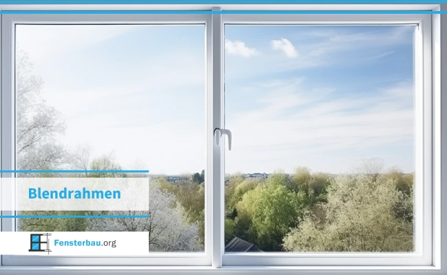 Darstellung eines Fensterrahmens