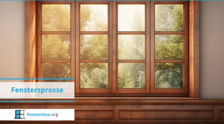 Darstellung von Fenstersprossen