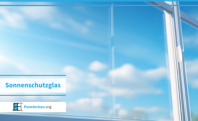 Darstellung eines Sonnenschutzfensters