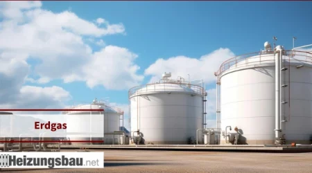 Darstellung von Gas-Tanks