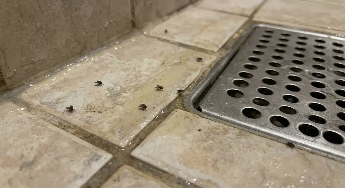 Abortfliege (Psychodidae) in typischer Umgebung – Befall erkennen und bekämpfen