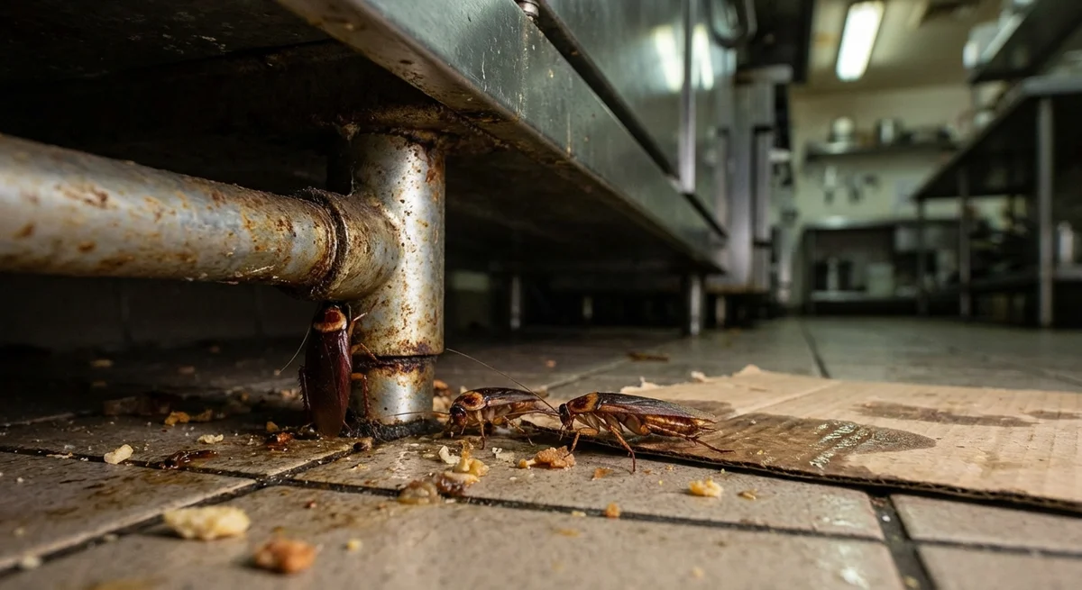 Amerikanische Großschabe (Periplaneta americana) in typischer Umgebung – Befall erkennen und bekämpfen