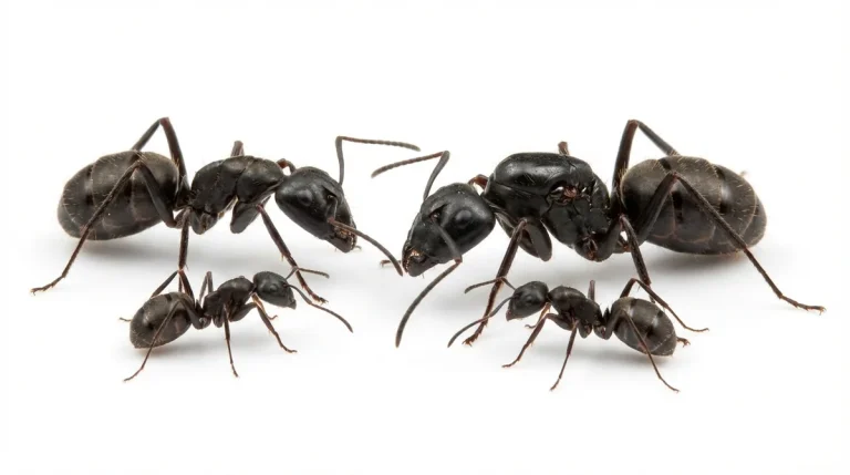 Nahaufnahme eines Camponotus vagus (Camponotus vagus) – Detailansicht zur Schädlingserkennung