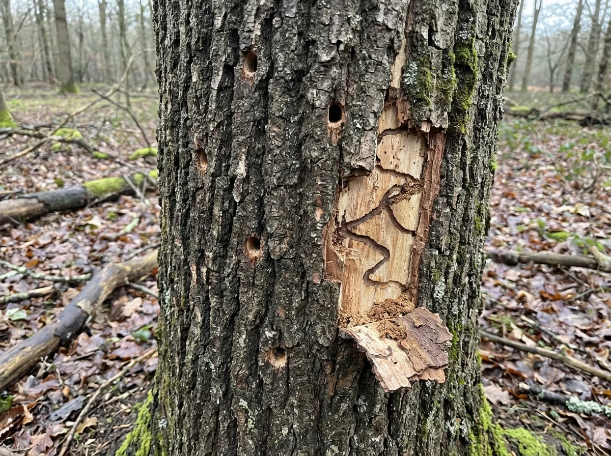 Eichenprachtkäfer (Agrilus biguttatus) in typischer Umgebung – Befall erkennen und bekämpfen