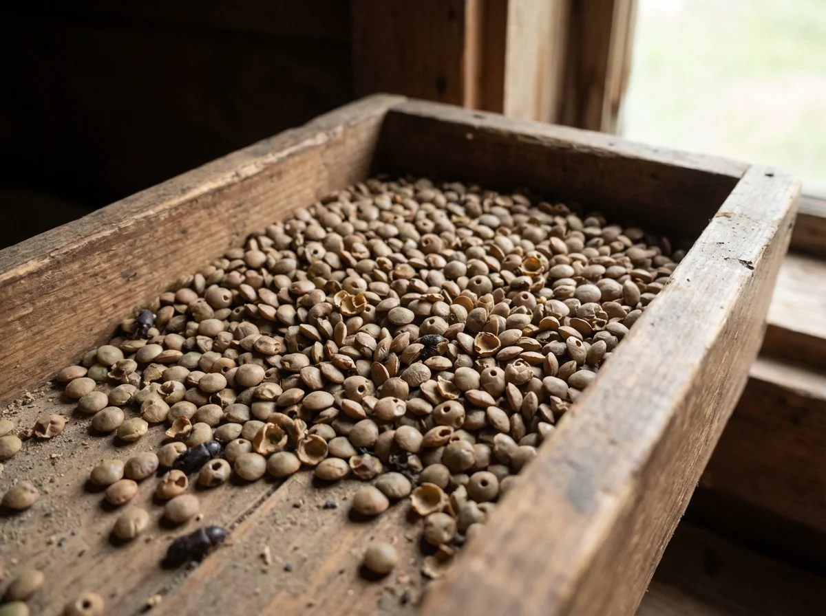 Linsenkäfer (Bruchus lentis) in typischer Umgebung – Befall erkennen und bekämpfen