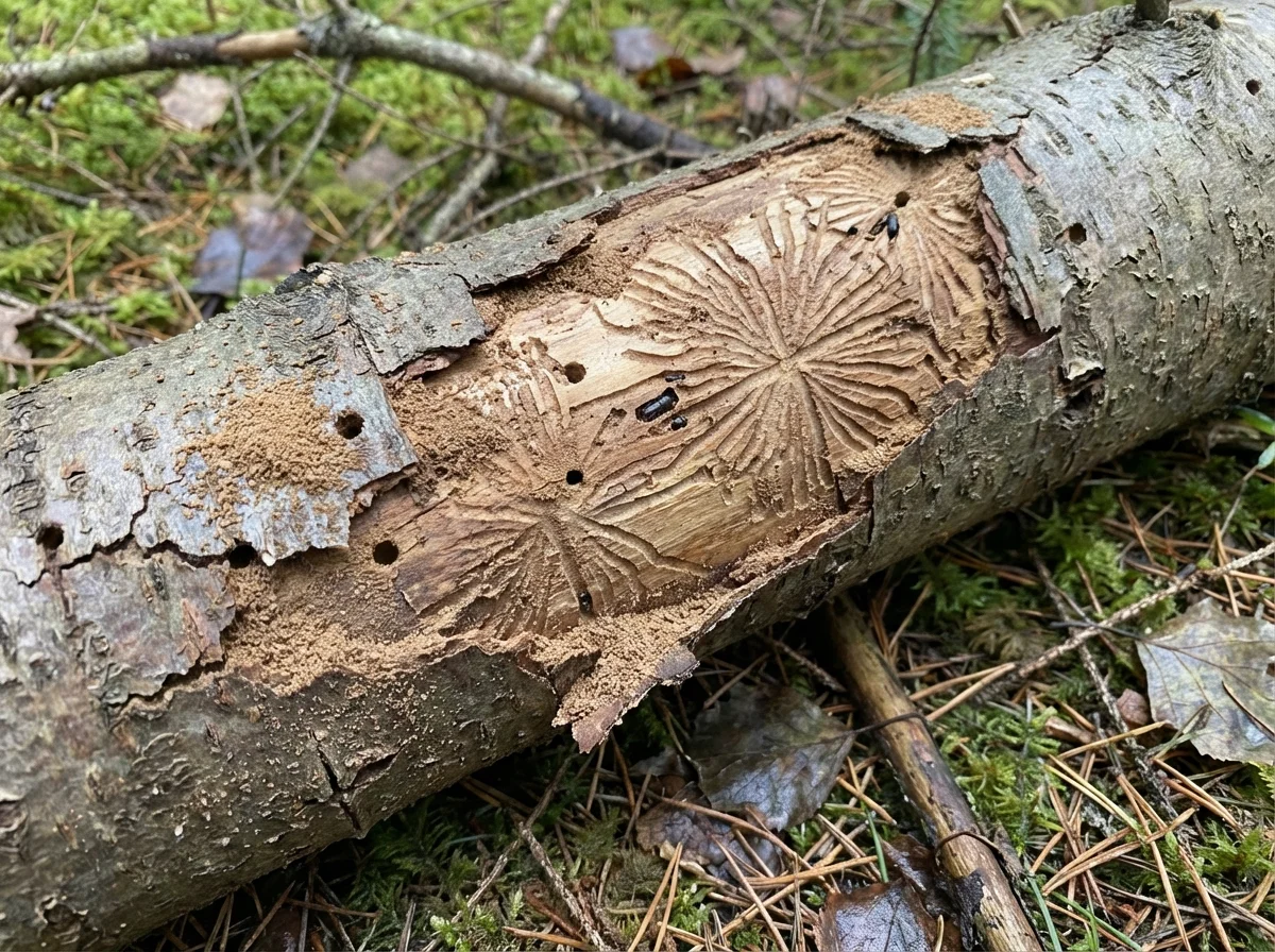 Furchenflügeliger Fichtenborkenkäfer (Pityophthorus pityographus) in typischer Umgebung – Befall erkennen und bekämpfen
