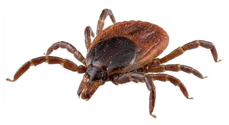 Nahaufnahme eines Gemeiner Holzbock (Ixodes ricinus) – Detailansicht zur Schädlingserkennung