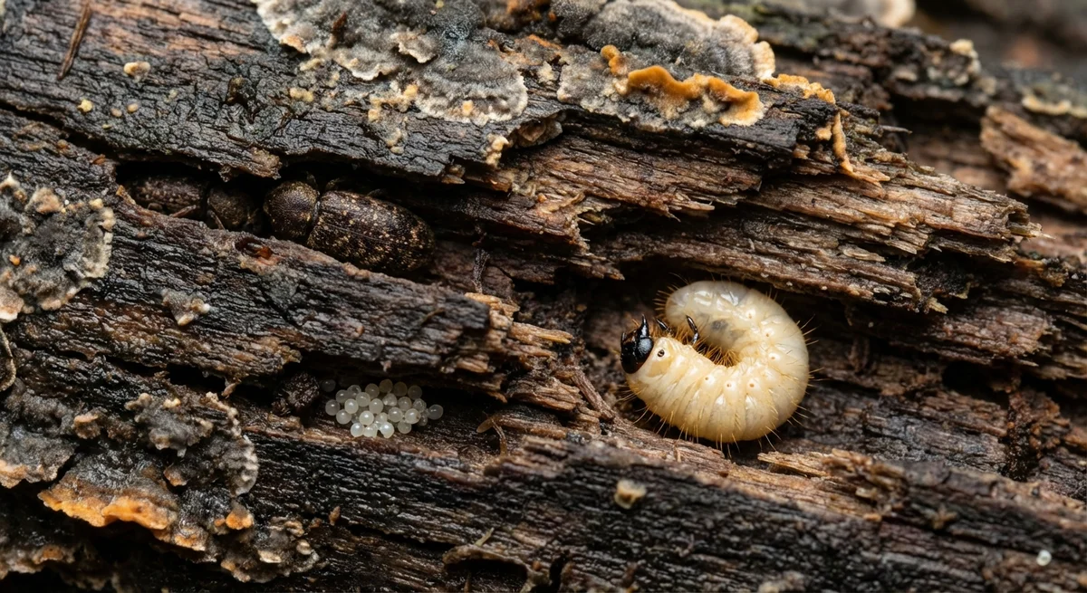Gescheckter Nagekäfer (Xestobium rufovillosum) in typischer Umgebung – Befall erkennen und bekämpfen