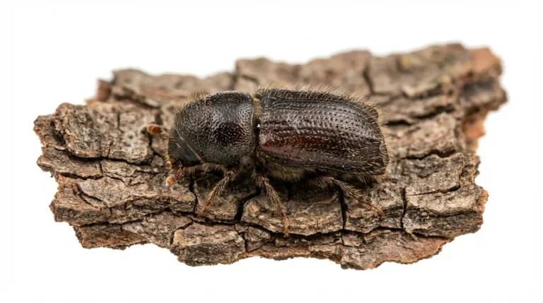 Nahaufnahme eines Großer Lärchenborkenkäfer (Ips cembrae) – Detailansicht zur Schädlingserkennung