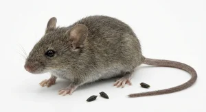 Nahaufnahme eines Hausmaus (Mus musculus) – Detailansicht zur Schädlingserkennung