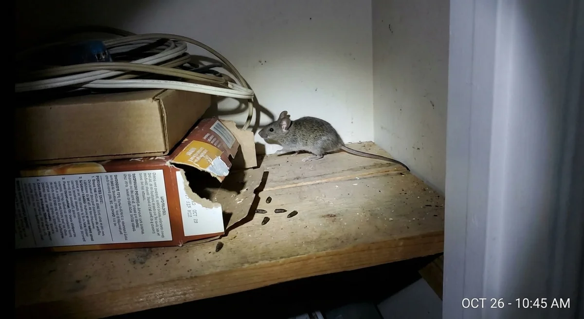 Hausmaus (Mus musculus) in typischer Umgebung – Befall erkennen und bekämpfen