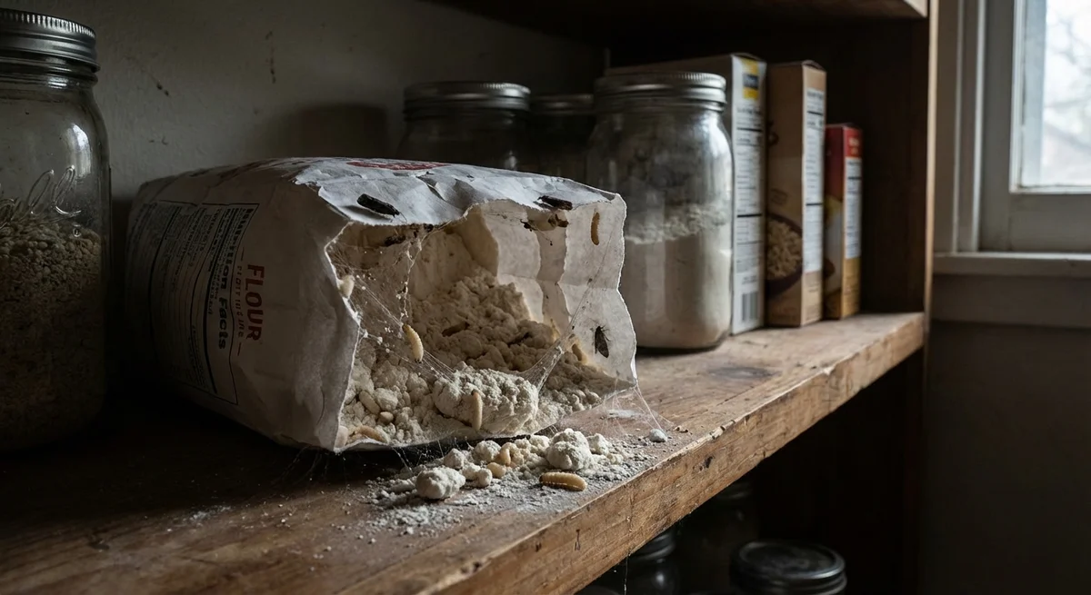 Kleine Mehlmotte (Ephestia kühniella) in typischer Umgebung – Befall erkennen und bekämpfen