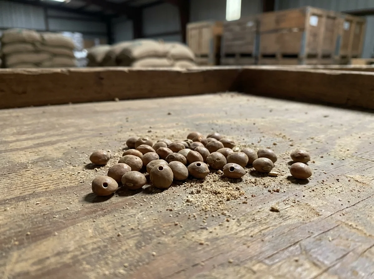 Linsensamenkäfer (Bruchus ervi) in typischer Umgebung – Befall erkennen und bekämpfen