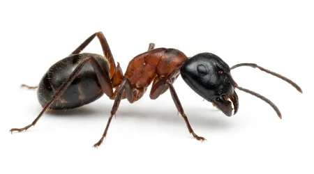 Nahaufnahme eines Rossameise (Camponotus ligniperda) – Detailansicht zur Schädlingserkennung