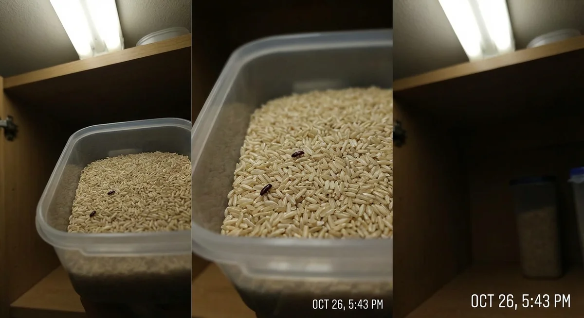 Rotbrauner Leistenkopfplattkäfer (Cryptolestes ferrugineus) in typischer Umgebung – Befall erkennen und bekämpfen