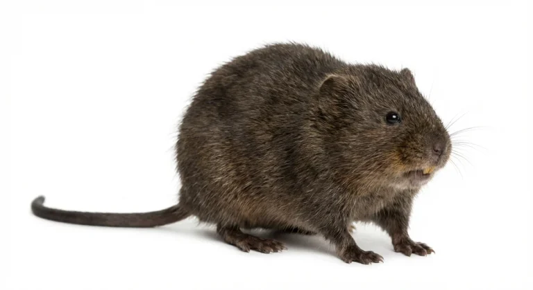 Nahaufnahme eines Schermaus (Arvicola terrestris) – Detailansicht zur Schädlingserkennung