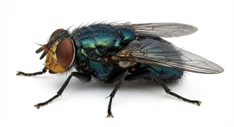 Nahaufnahme eines Schmeißfliege (Calliphora vicina) – Detailansicht zur Schädlingserkennung