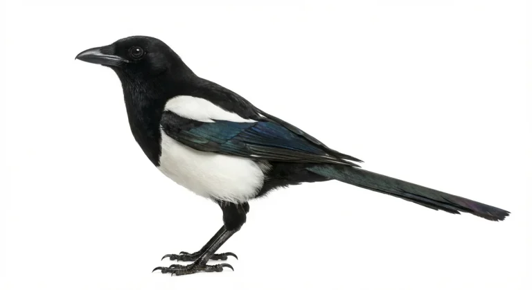 Nahaufnahme eines Elster (Pica pica) – Detailansicht zur Schädlingserkennung