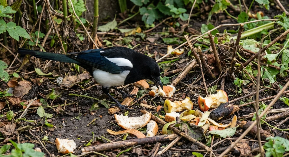 Elster (Pica pica) in typischer Umgebung – Befall erkennen und bekämpfen