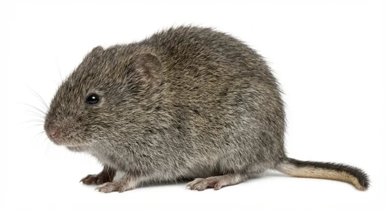 Nahaufnahme eines Erdmaus (Microtus agrestis) – Detailansicht zur Schädlingserkennung