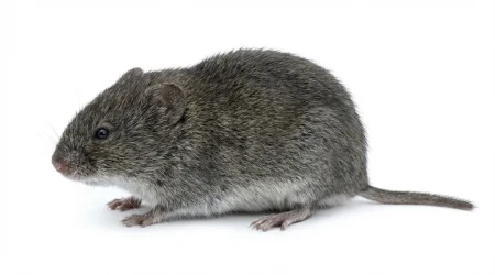 Nahaufnahme eines Feldmaus (Microtus arvalis) – Detailansicht zur Schädlingserkennung