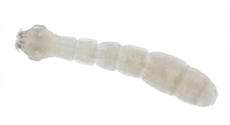 Nahaufnahme eines Fuchsbandwurm (Echinococcus multilocularis) – Detailansicht zur Schädlingserkennung