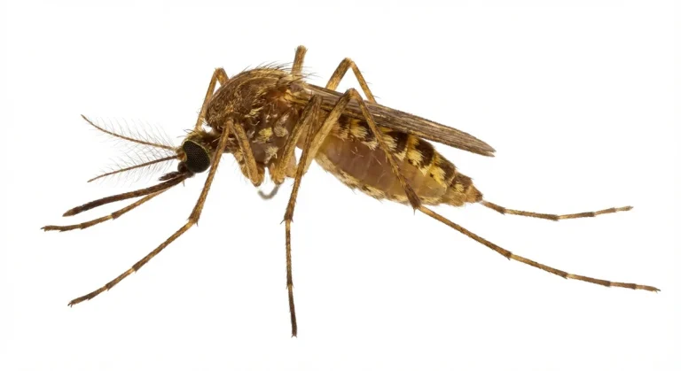 Nahaufnahme eines Gemeine Stechmücke (Culex pipiens) – Detailansicht zur Schädlingserkennung