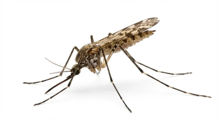 Nahaufnahme eines Malariamücke (Anopheles spp.) – Detailansicht zur Schädlingserkennung