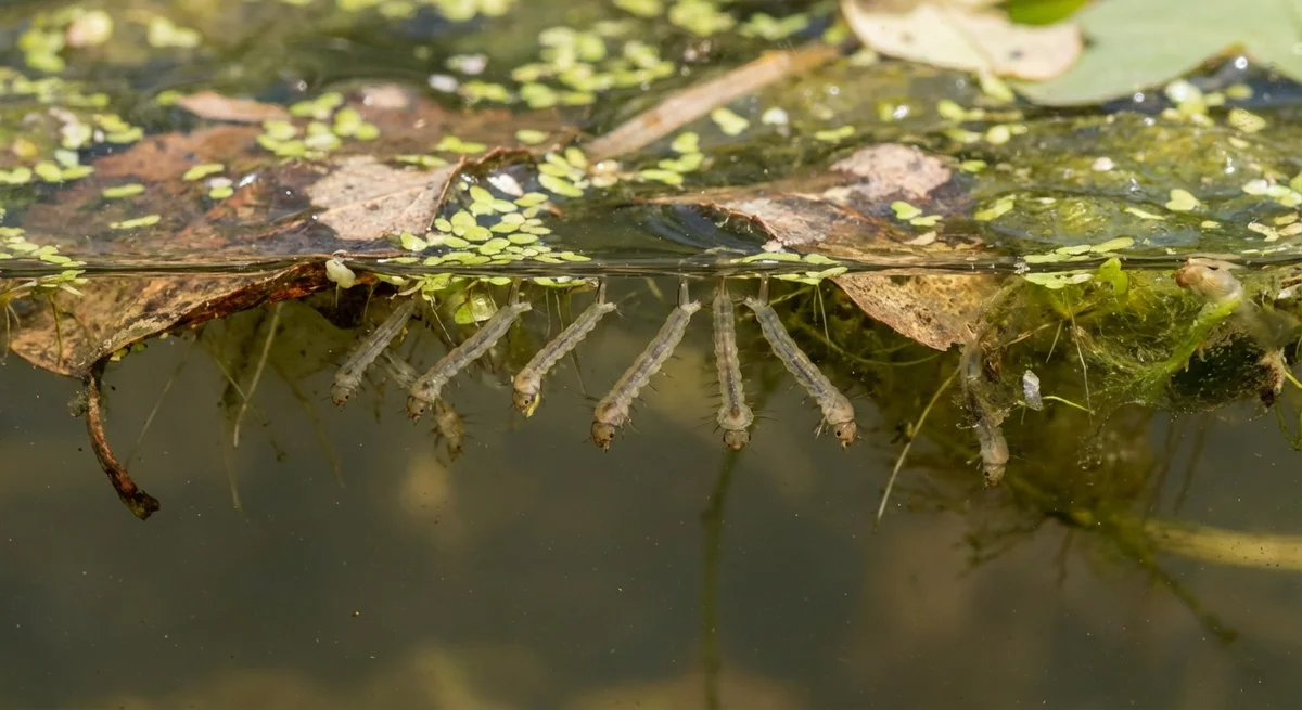 Malariamücke (Anopheles spp.) in typischer Umgebung – Befall erkennen und bekämpfen