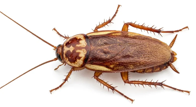 Nahaufnahme eines Australische Schabe (Periplaneta australasiae) – Detailansicht zur Schädlingserkennung