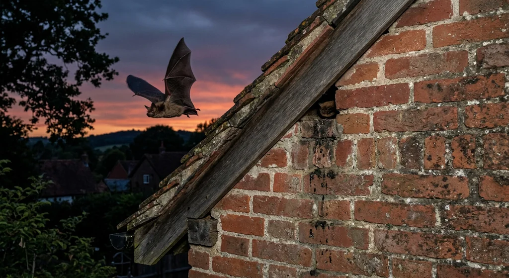 Breitflügelfledermaus (Eptesicus serotinus) in typischer Umgebung – Befall erkennen und bekämpfen
