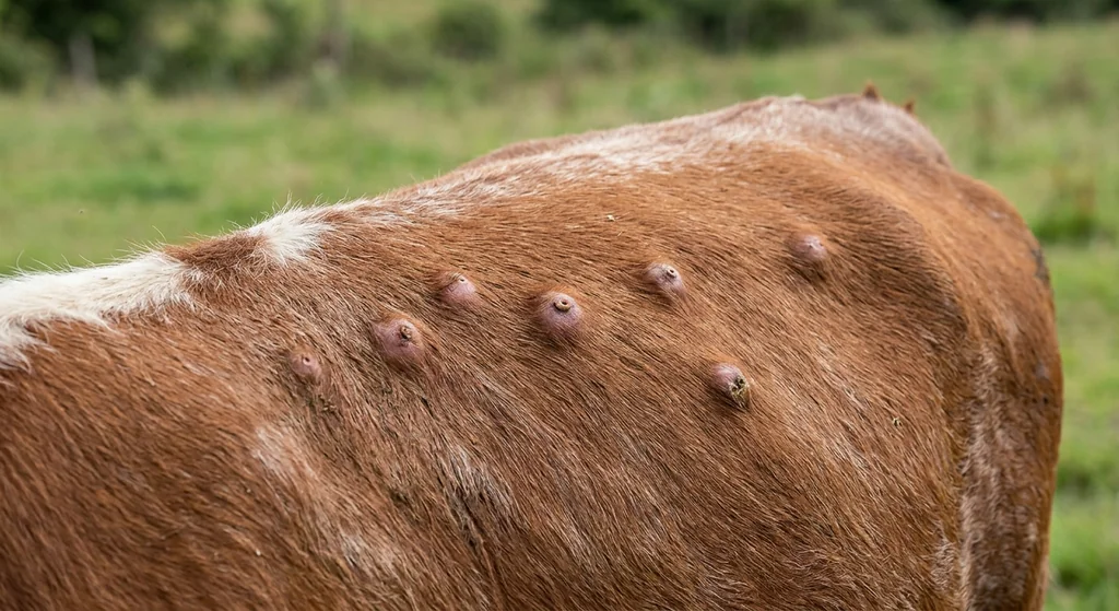 Dasselfliege (Hypoderma bovis und Hypoderma lineatum) in typischer Umgebung – Befall erkennen und bekämpfen
