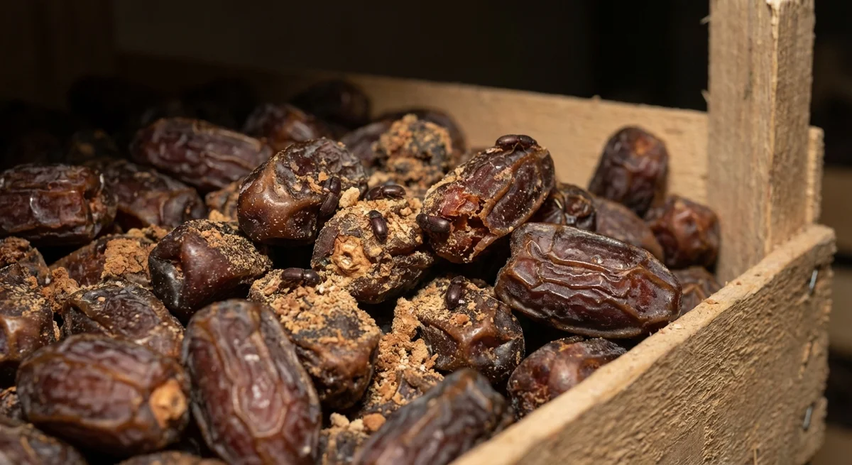 Dattelkäfer (Carpophilus mutilatus) in typischer Umgebung – Befall erkennen und bekämpfen