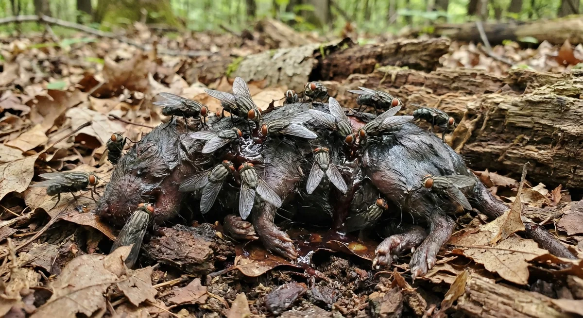 Fleischfliegen (Sarcophagidae) in typischer Umgebung – Befall erkennen und bekämpfen