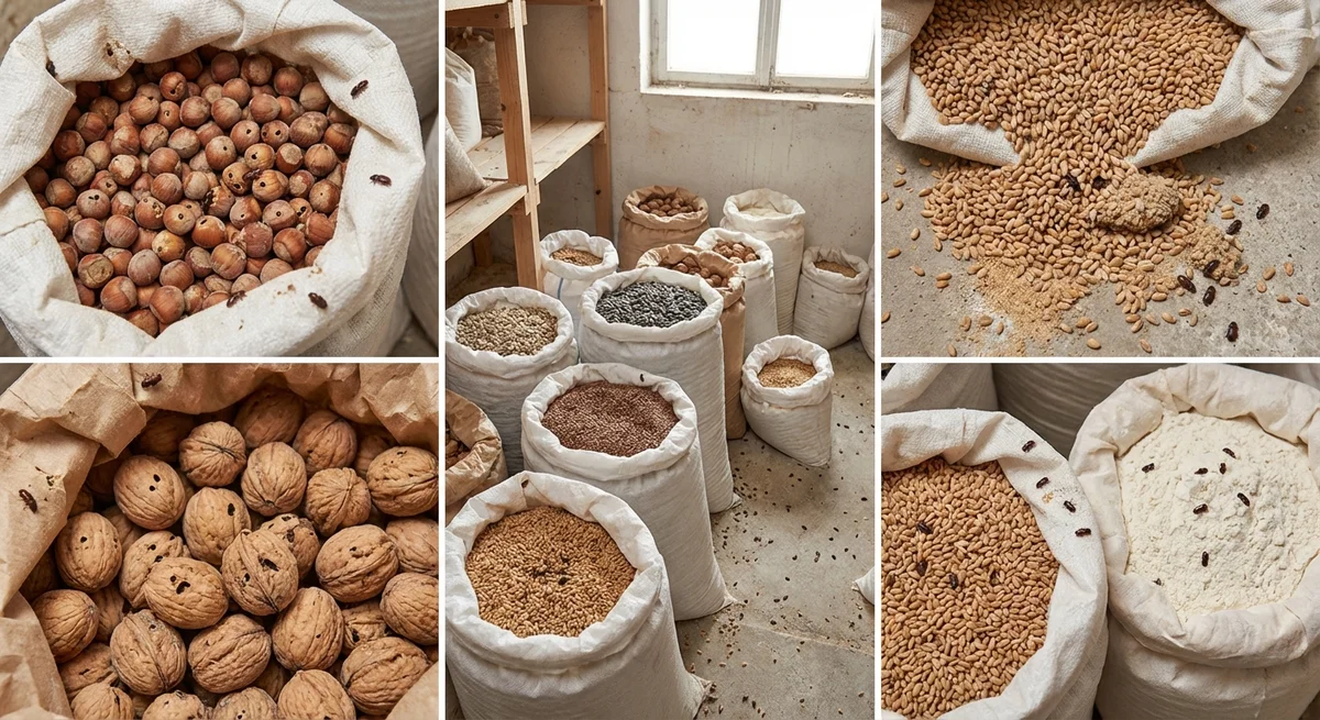 Getreidesaftkäfer (Carpophilus dimidiatus) in typischer Umgebung – Befall erkennen und bekämpfen