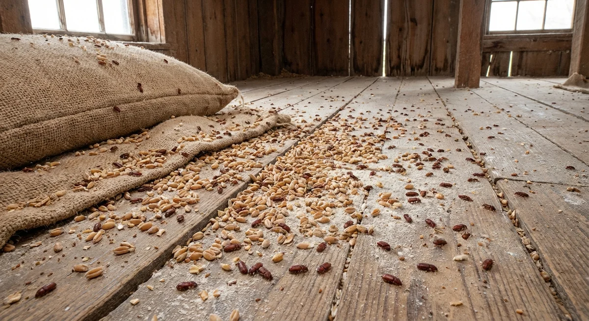 Kleiner Leistenkopfplattkäfer (Cryptolestes pusillus) in typischer Umgebung – Befall erkennen und bekämpfen