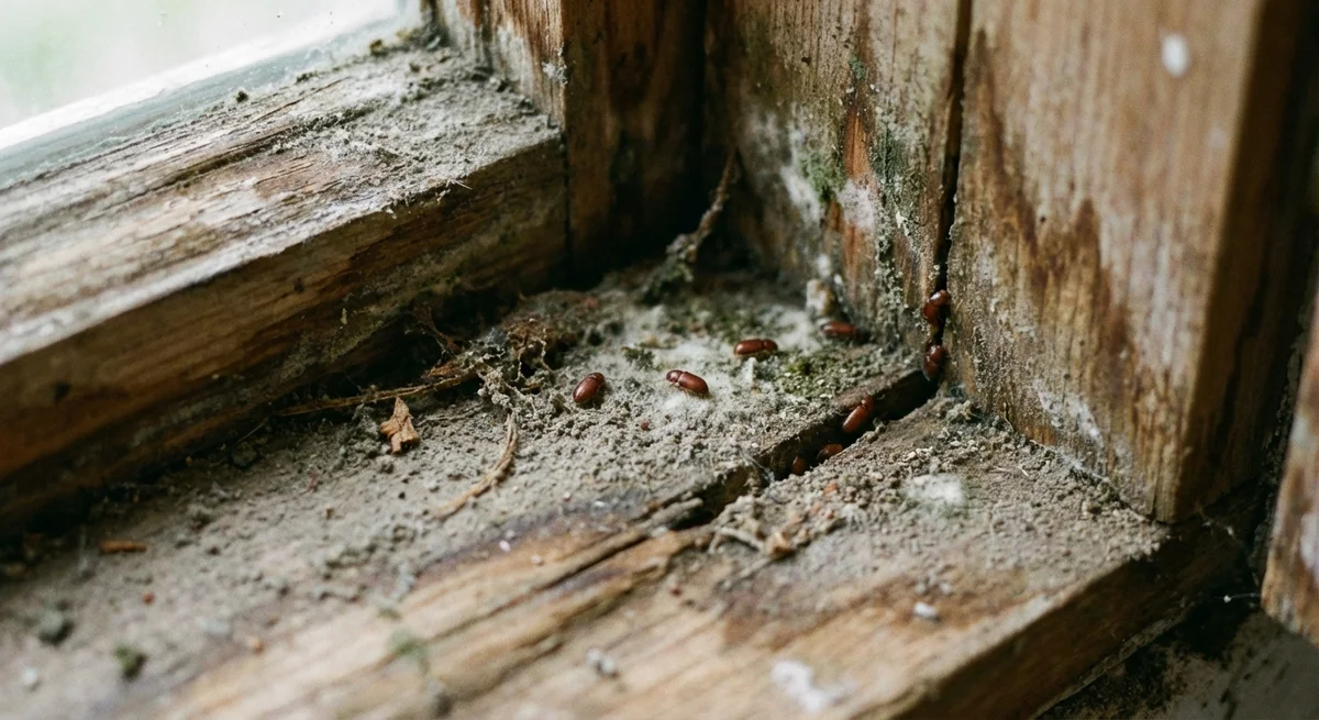 Moderkäfer (Latridius minutus) in typischer Umgebung – Befall erkennen und bekämpfen