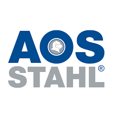 Logo des Zaunherstellers AOS Stahl