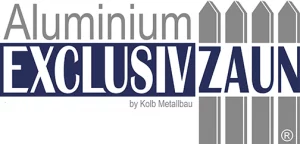 Logo der Marke Aluminium Exclusiv Zaun des Zaunherstellers Kolb Metallbau.